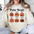 Halloween Nurse Sweatshirt, Pain Scale Fall Pumpkin Nurse T-Shirt, RN Shirt, Pediatric Nurse Gifts, Registered Nurse Hoodie, Nursing Tee